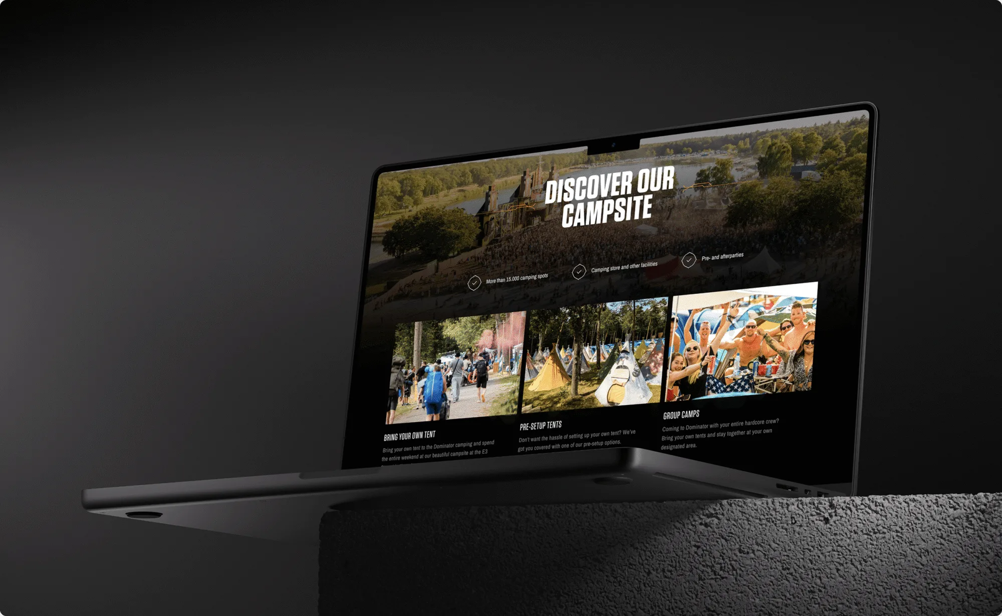 Takii website mockup