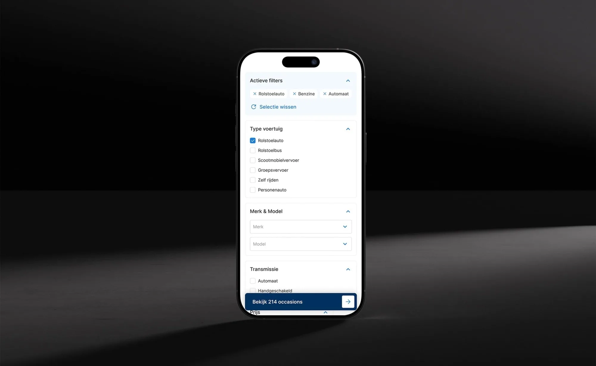 Case Bierman maatwerk Filter mockup